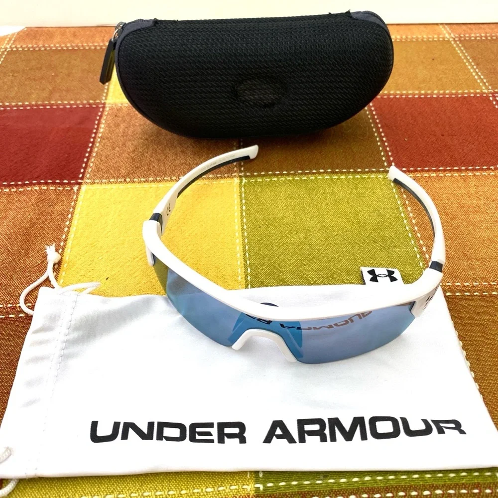 Under Armour Youth Patriotic White Menace Sunglasses - Picture 2 of 15